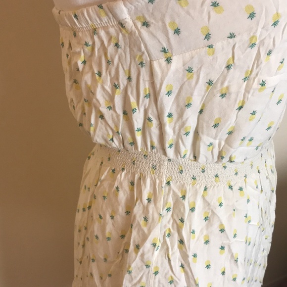 Jessica Simpson Pineapple Halter Mini Dress Small - Picture 9 of 10